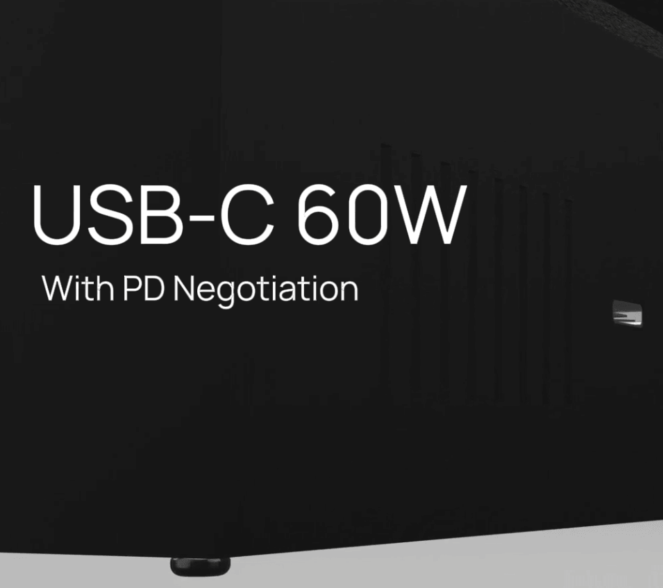 USB-C 60W powered mini fridge, up to 4x500ml Monster cans